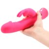 Happy Rabbit Dual Density Vibe in Hot Pink - Image 2